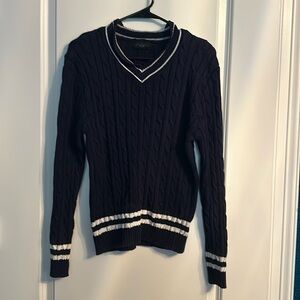 Geoberti Navy Cableknit Sweater Boys 16